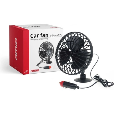 Amio 02235 Ventilátor do auta s prísavkou mini FAN 12V