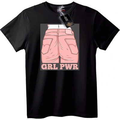 NOONEBRAND Тениска GRL PWR Розови къси - XS, White