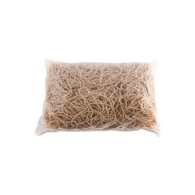Gumičky Office Products 70mm 1kg prírodná farba
