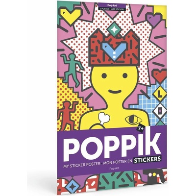 POPPIK Samolepkový plakát Pop Art
