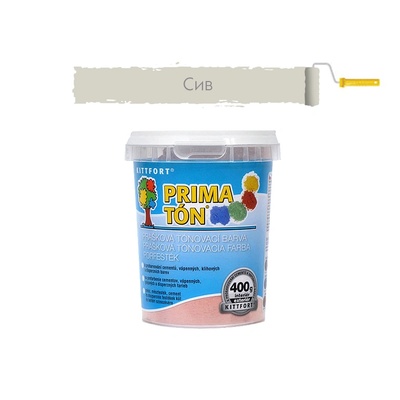 ПРИМАТОН ТОНИРАЩА БОЯ kittfort primaton 0.400кг СИВ (11647)