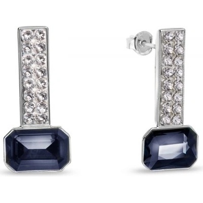 Spark šedé se Swarovski Elements Royal Wand KFM2602CSN Silver Night