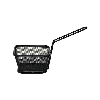 Image 1 of Chef`n CN-Кошничка за сервиране правоъгълна с дръжка 10, 5x9x6, 2cm B2230 (181003-3)(ЧЕРНО) (01981342)