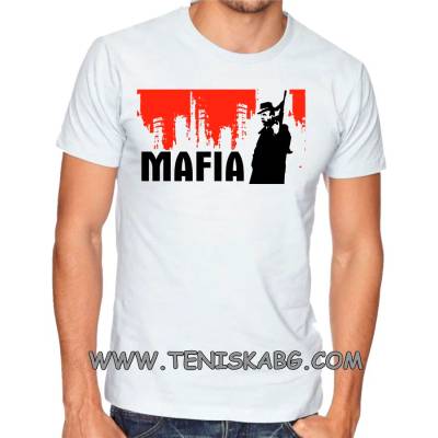 Fruit of the Loom Тениска със щампа - Mafia