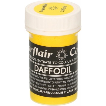 Sugarflair Pastelová gélová farba Daffodil 25 g