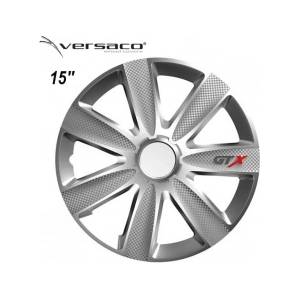Versaco Тасове за джанти 15'' Versaco Carbon GTX - Silver