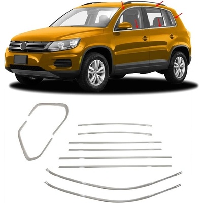 Nerez obloženie okien VW Tiguan II 2016+