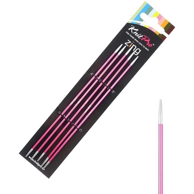Ponožkové kovové jehlice Knitpro Zing 15 cm 2 mm – Zboží Dáma