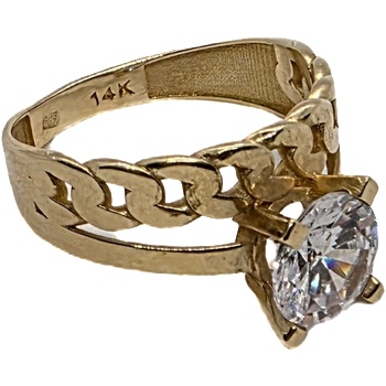 VipGold Златен годежен пръстен 3.73 гр (pr009)