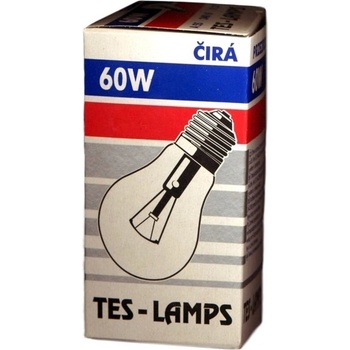 TES-LAMP žárovka E27 60W ČIRÁ