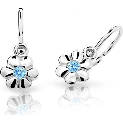 Cutie Jewellery detské náušnice z bieleho zlata C1736-10-X-2 ružová