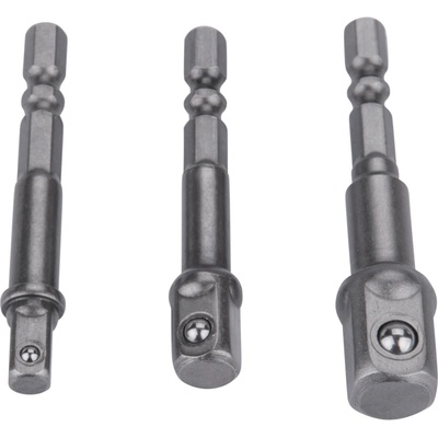 adaptéry do vrtačky, 1/4"-3/8"-1/2" (32600)