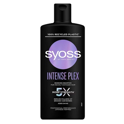 Syoss Шампоан Syoss Intense Plex Bonding Професионално действие за силно увредена коса 440 мл (731460)