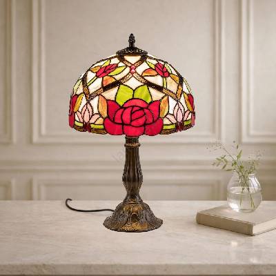 Brilagi - Tiffany витражна настолна лампа GARLAN 1xE27/40W/230V (BG4809)