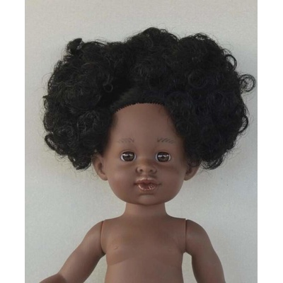 Marina & Pau holčička Patty bez oblečení černé vlasy Petit Soleil 30 cm