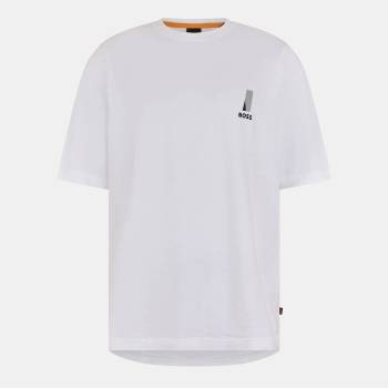 Boss Тениска Boss Men's Polar Cotton T-Shirt - White 100