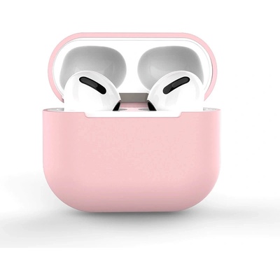 Hurtel pouzdro pro AirPods Pro silikonové měkké pouzdro na sluchátka růžové (pouzdro C) 5907769337048