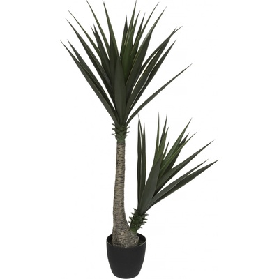 Atmosphera Umělá jukka v květináči YUCCA, výška 130 cm zelený