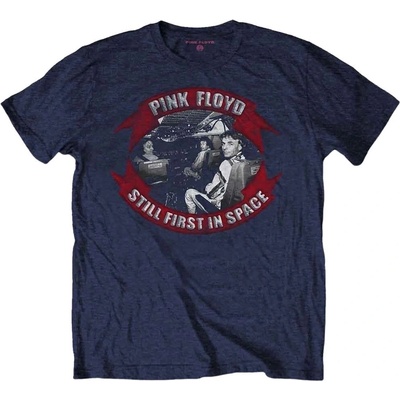 Pink Floyd First In Space Vignette Navy Blue M Риза (PFTEE139MN02)