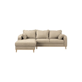 ROPEZ Бежов ъглов диван (ляв ъгъл) Beata - Ropez (Beata Lewa tk. Enjoy 1 nogi natura)