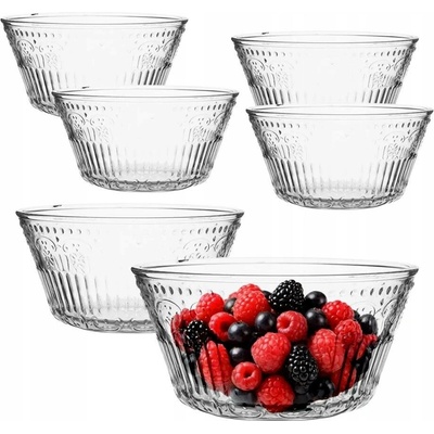 Altom Design Karen Salátové mísy skleněné 13 cm 6 ks