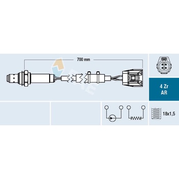 Lambda sonda FAE 75652