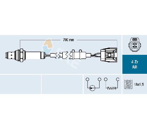 Lambda sonda FAE 75652