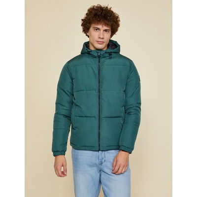 ZOOT. lab Тъмнозелено мъжко ватирано зимно яке с качулка ZOOT. lab Clark ZOOT. lab | Zelen | МЪЖЕ | XXL