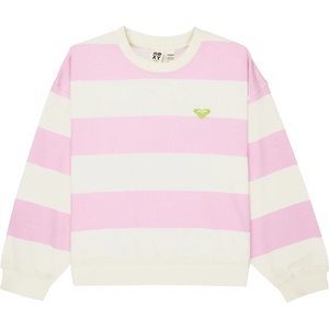 Roxy Детски пуловер Roxy Kid's Little Things Crew Jumper - Crocus Petal Strictly Stripe - размер 10 Years (704-6040-0114)
