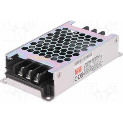 MEAN WELL RSD-30L-5 Měnič: DC/DC; 30W; Uvst: 18÷72VDC; Uvýst: 5VDC; Ivýst: 6A; k vestavbě