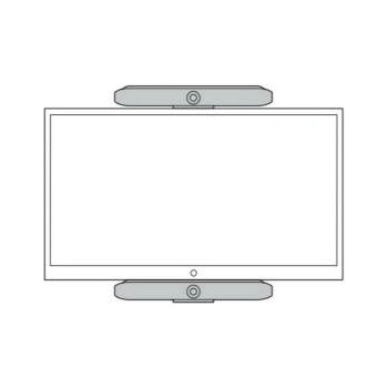 Poly Поставка за таван за проектор Poly 875L2AA