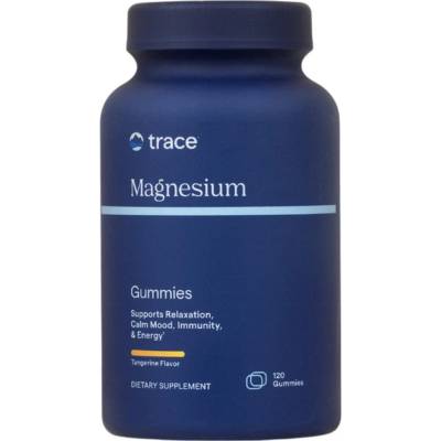 Trace Minerals Magnesium, мандарина, 120 дъвчащи таблетки, Trace Minerals (9327)