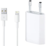  OEM Зарядно за телефони Apple iPhone с кабел Lightning, оригинален, 5W, 1A (193583)