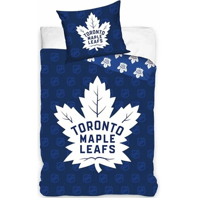 TipTrade Hokejové obliečky NHL Toronto Maple Leafs Shields 100% bavlna renforcé 70x90 140x200