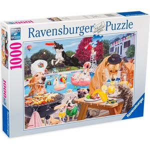 Ravensburger Пъзел Ravensburger от 1000 части - Летни дни за кучетата (16810)