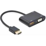 Gembird HDMI to VGA Adapter GEMBIRD A-HDMIM-HDMIFVGAF-01 Black