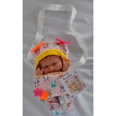 Marina & Pau Nenotin Verča ve žluté přenosné taštičce Nenotin Hip Pouch 21 cm