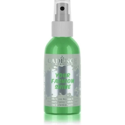 Perleťový sprej na tmavý textil 100 ml světle zelená