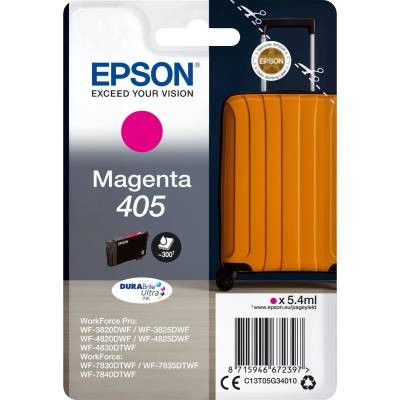 Epson 405 магента касета 5, 4 мл, оригинална (C13T05G34020)