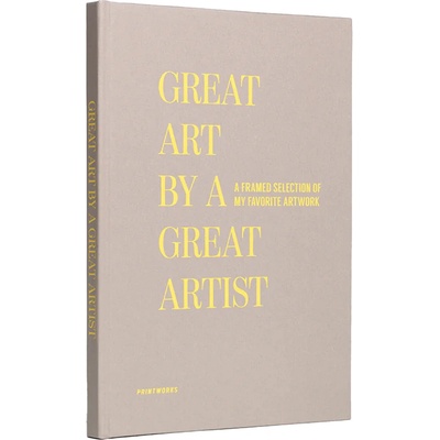 Frame Book Great Art Beige
