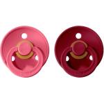 BIBS Colour Natural Rubber Size 1: 0+ months биберон Coral / Ruby 2 бр