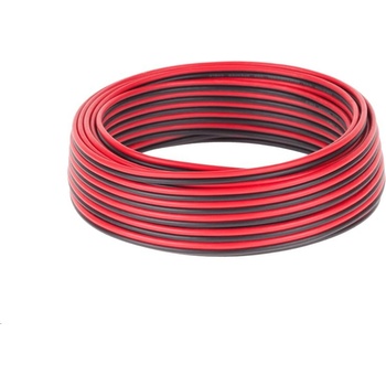 Cabletech 2x0,75 mm černo-rudá