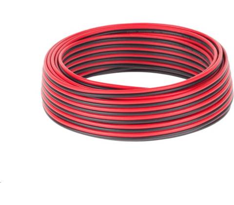 Cabletech 2x0,75 mm černo-rudá