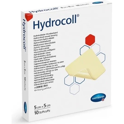 Hydrocoll Hydrokoloidní krytí 10 ks—5 x 5 cm