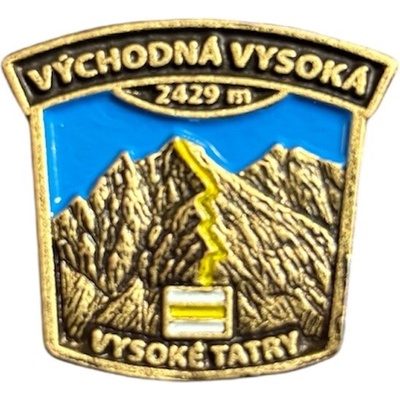 Odznak Vysoké Tatry Východná Vysoká - HANDMADE