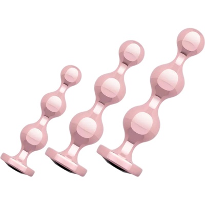 Rosy Gold - анално дилдо комплект (розово злато)