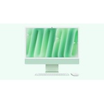 Apple iMac 24" Retina 4.5K Display с Apple M4 с 10-Core CPU, 10-Core GPU, 16GB RAM, 256GB SSD - Green, Intl. Engl. клавиатура (Памет: 24GB unified memory) (mwuy3ze/a_imac24-mem-24gb-179)