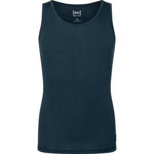 super. natural Мъжки долна фланелка с къс ръкав super. natural Sierra 140 Tank - Blueberry - размер XL (014-2123-0414)
