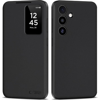 Tech-Protect Активен Калъф за Samsung S25, Tech-Protect Smart Wallet Book Case, Черен (5906302363483)