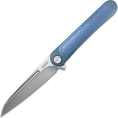 KUBEY Dandy Frame Lock Gentlemans Pocket Folding Knife Anodized Ti Handle KB247D